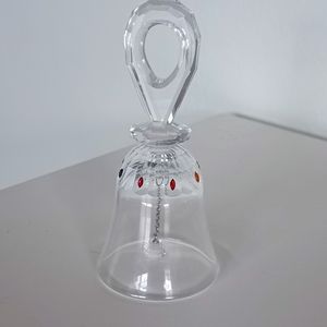 SWAROVSKI CRISTAL SOLARIS BELL. 4 5/8 inch.height.